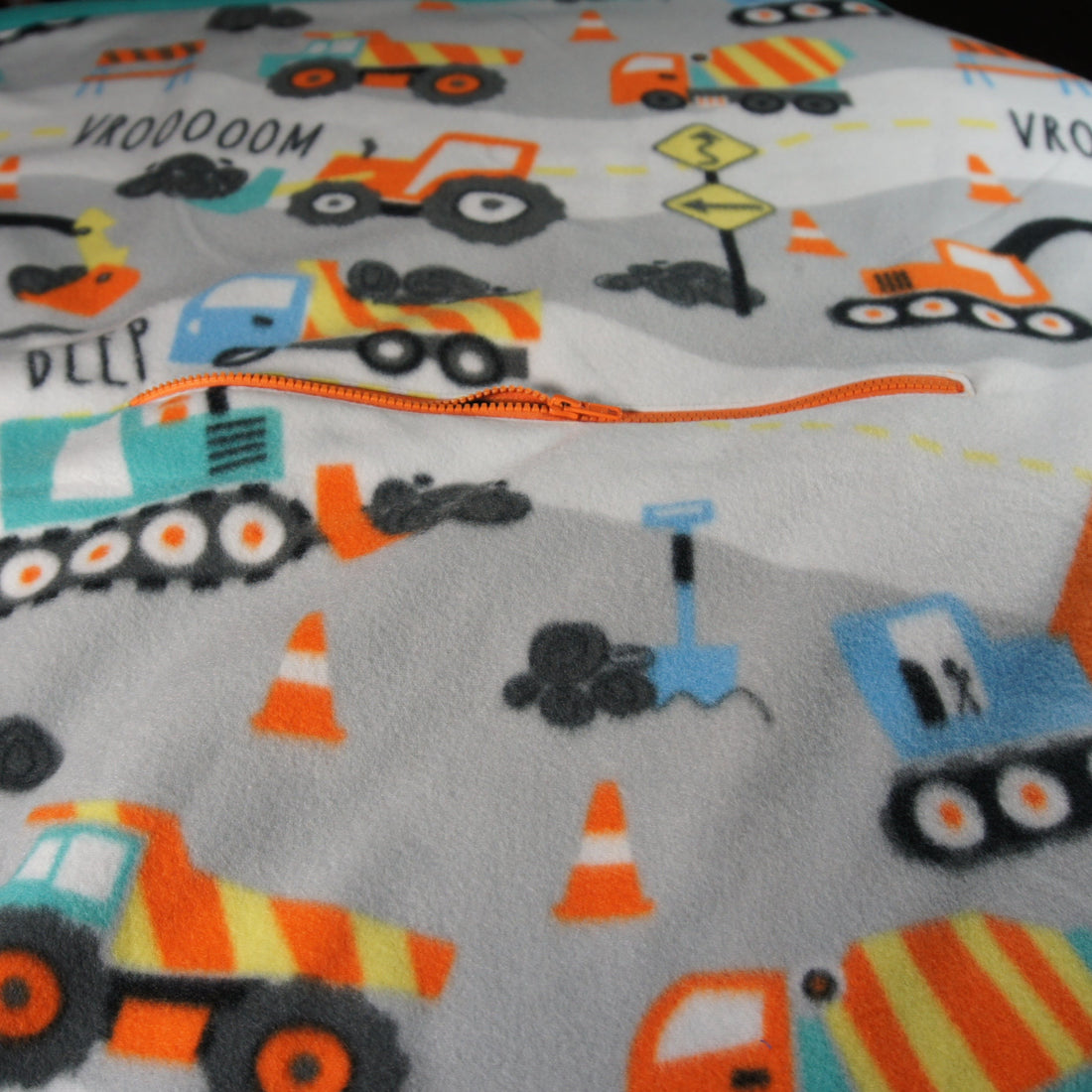 Throws - Road Trip - Small - Construction Vehicles