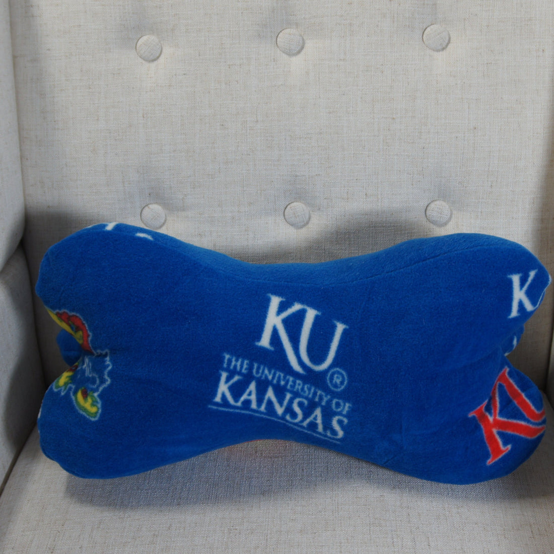 Pillows - Dinosaur Bone - College - NCAA - University of Kansas - KU