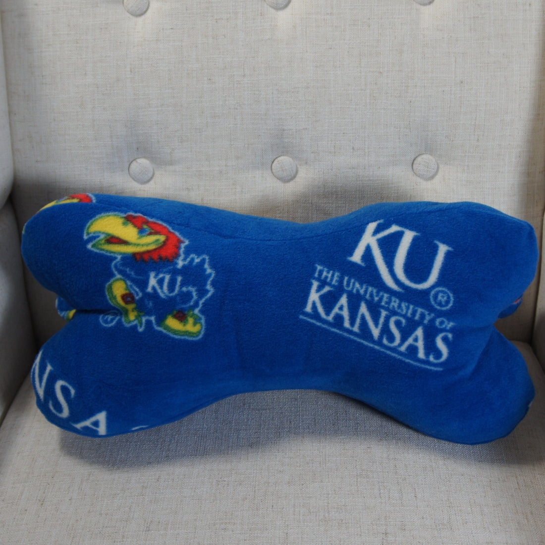 Pillows - Dinosaur Bone - College - NCAA - University of Kansas - KU