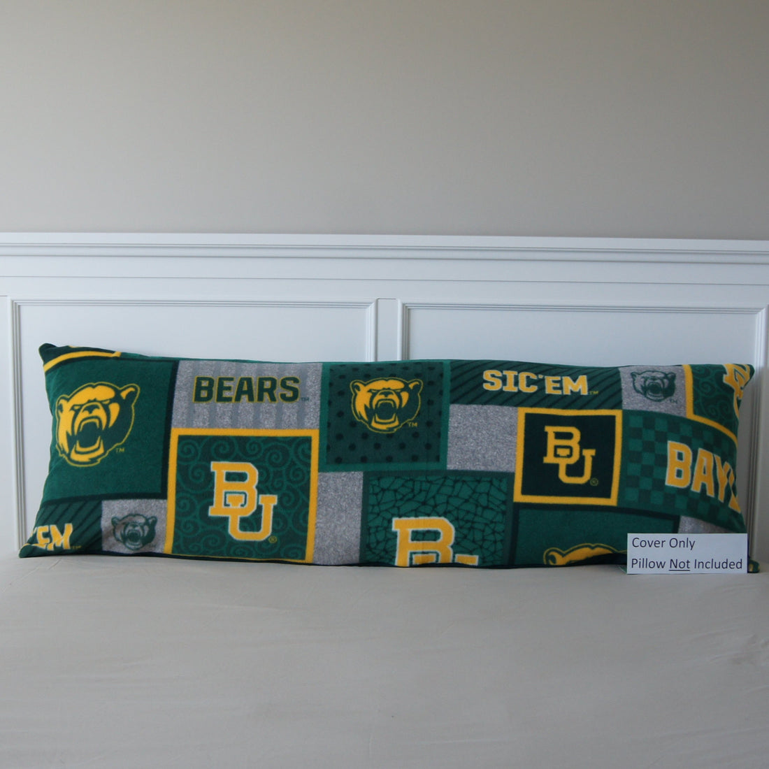 Pillows-Body-Pillow-Cover-College-NCAA-Baylor-University-BU-Bears